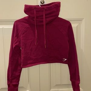 GymShark Cropped Cowl Neck Hoodie